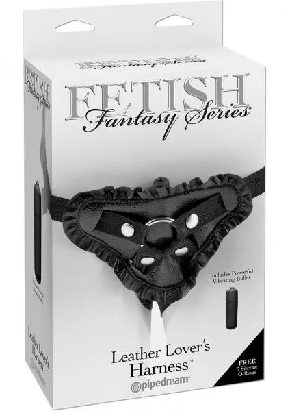 Female Sex Toys Fetish Fantasy Series Fetish Fantasy Leather Lovers Vibrating Harness Adjustable Black Female Sex Toys Fetish Fantasy Series Fetish Fantasy Leather Lovers Vibrating Harness Adjustable Black