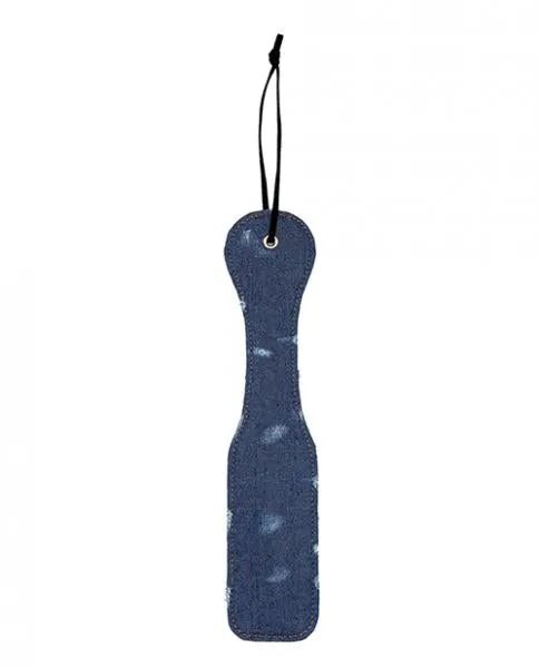 Shots Vibrators Denim Paddle Blue