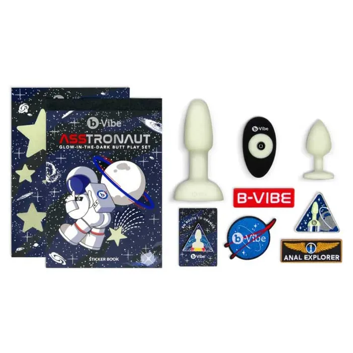Anal bVibe Asstronaut GlowInTheDark Butt Play Set iloveexcitement