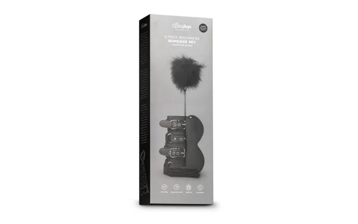 Couples Fetish Collection Fetish Collection Beginners FourPiece Bondage Fantasy Kit Black