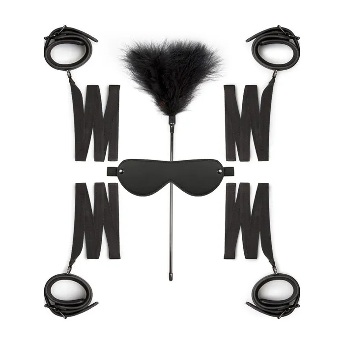 Couples Fetish Collection Fetish Collection Beginners FourPiece Bondage Fantasy Kit Black