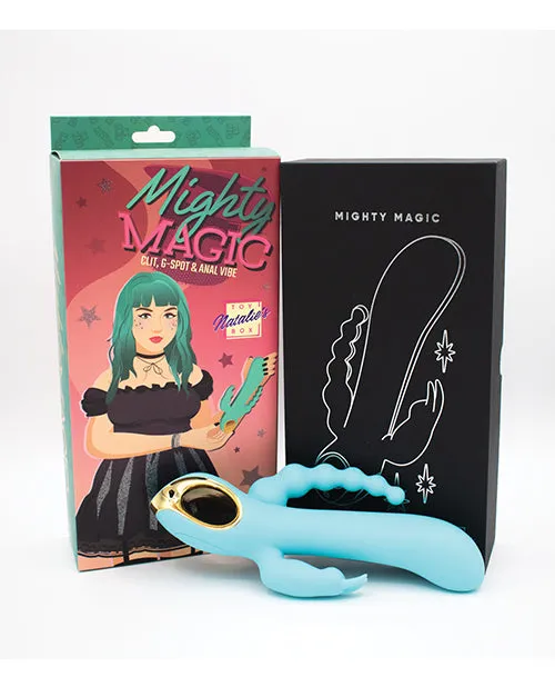 Like A Kitten Vibrators Natalies Toy Box Mighty Magic Clit GSpot Anal Vibrator Aqua