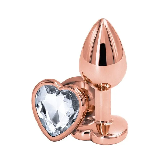 Rear Assets Rose Gold Heart Butt Plug NS Novelties Anal Rear Assets Rose Gold Heart Butt Plug NS Novelties Anal