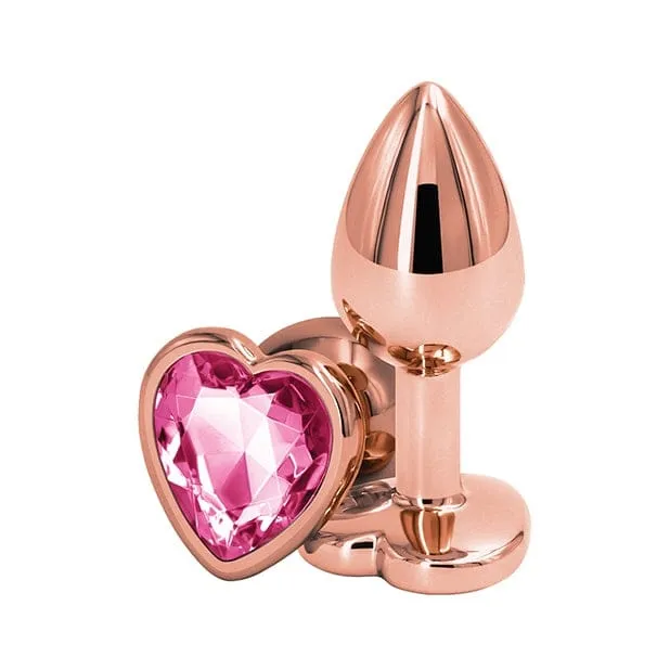 Rear Assets Rose Gold Heart Butt Plug NS Novelties Anal Rear Assets Rose Gold Heart Butt Plug NS Novelties Anal