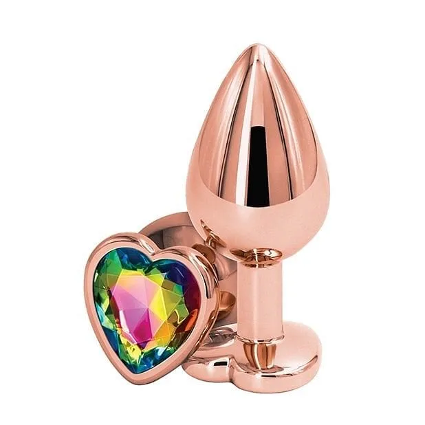 Rear Assets Rose Gold Heart Butt Plug NS Novelties Anal Rear Assets Rose Gold Heart Butt Plug NS Novelties Anal
