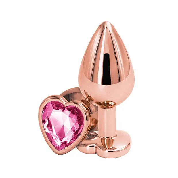 Rear Assets Rose Gold Heart Butt Plug NS Novelties Anal Rear Assets Rose Gold Heart Butt Plug NS Novelties Anal