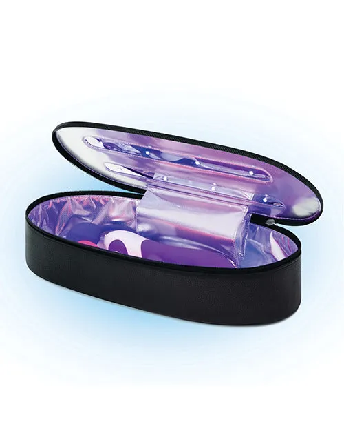 Xgen Luv Portable Uv Sanitizing Case Black Vibrators