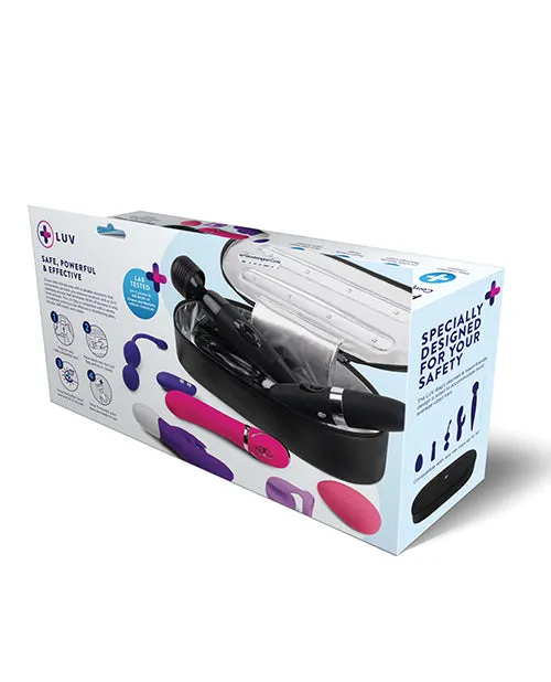 Xgen Luv Portable Uv Sanitizing Case Black Vibrators