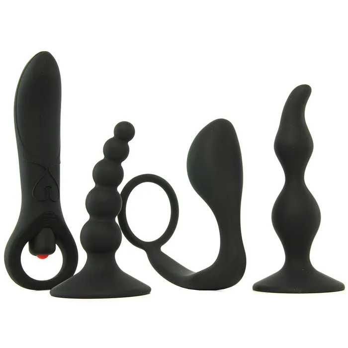 Nalpac Anal Zero Tolerance Intro To Prostate Kit 4Piece Anal Play Set With DVD