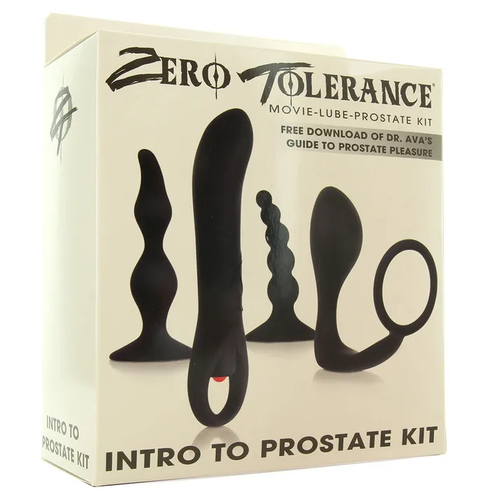 Nalpac Anal Zero Tolerance Intro To Prostate Kit 4Piece Anal Play Set With DVD