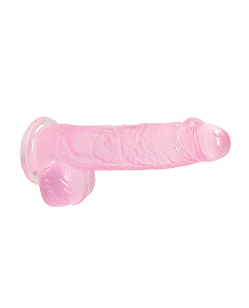 Shots America LLC Female Sex Toys Realistic Crystal Clear Dildo with balls Shots America LLC Female Sex Toys Realistic Crystal Clear Dildo with balls