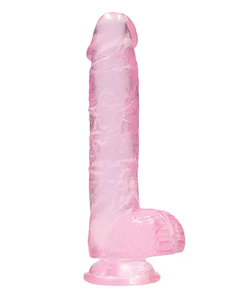 Shots America LLC Female Sex Toys Realistic Crystal Clear Dildo with balls Shots America LLC Female Sex Toys Realistic Crystal Clear Dildo with balls