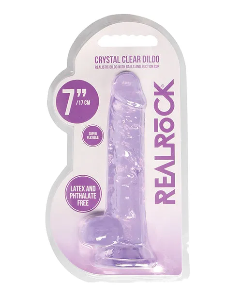 Shots America LLC Female Sex Toys Realistic Crystal Clear Dildo with balls Shots America LLC Female Sex Toys Realistic Crystal Clear Dildo with balls