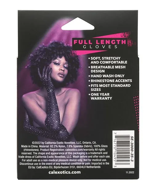 Cal Exotics Anal Radiance Full Length Gloves Black OS