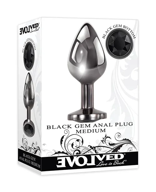 Evolved Novelties Evolved Black Gem Anal Plug Anal