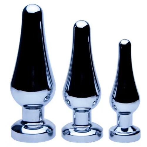 Precious Metal Silver Jewelled Anal Plug NNN Retail Ltd Anal