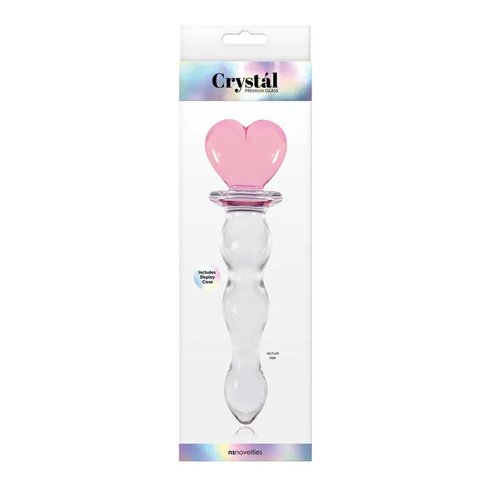 Anal New Sensations Novelties Inc Crystal Heart Of GlassPink