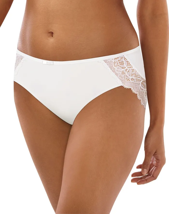 Bali Vibrators Bali WomenS Cotton Desire W Lace Hipster White 9