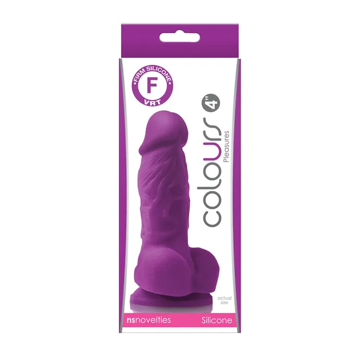 Colours Pleasures 4In Purple New Sensations Novelties Inc Vibrators