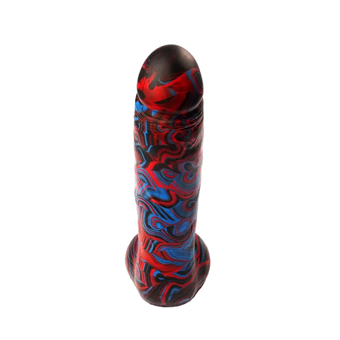 Dildos Shadowcaster 8 Silicone Dildo Vapor Blue and Red by Kink Kink Store