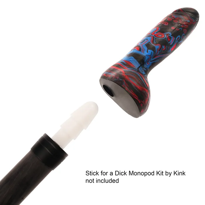 Dildos Shadowcaster 8 Silicone Dildo Vapor Blue and Red by Kink Kink Store