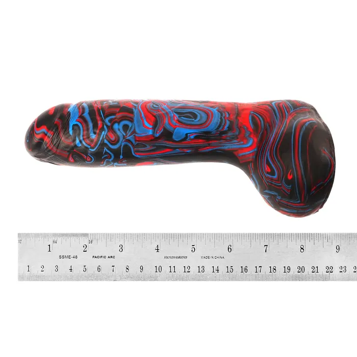 Dildos Shadowcaster 8 Silicone Dildo Vapor Blue and Red by Kink Kink Store