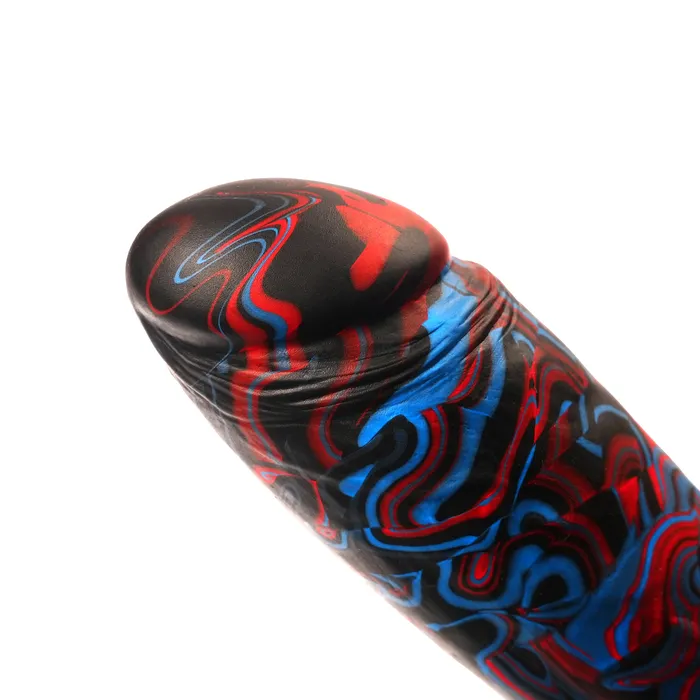 Dildos Shadowcaster 8 Silicone Dildo Vapor Blue and Red by Kink Kink Store