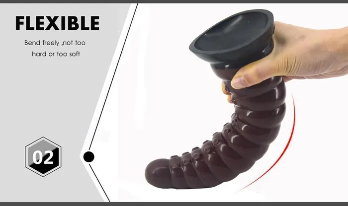 House of Dasein Anal Realistic Dildos Faak 25Cm Silicone Dildo Butt Plug Anal Sex Toy Brown Pink 52Cm Thick