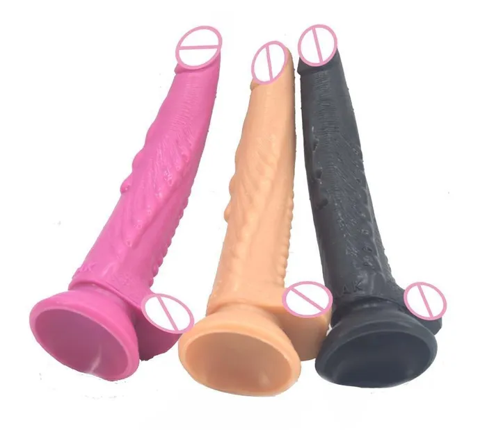 Realistic Dildos Faak 252Cm 99Inch Silicone Dildo Big Sex Toy 41Cm Thick Butt Plug Anal Black House of Dasein Anal