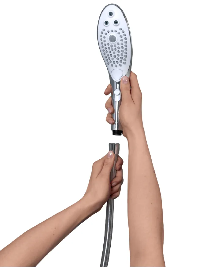 Womanizer Wave Water Pulsing Shower Masturbator Chrome Womanizer Male Sex Toys
