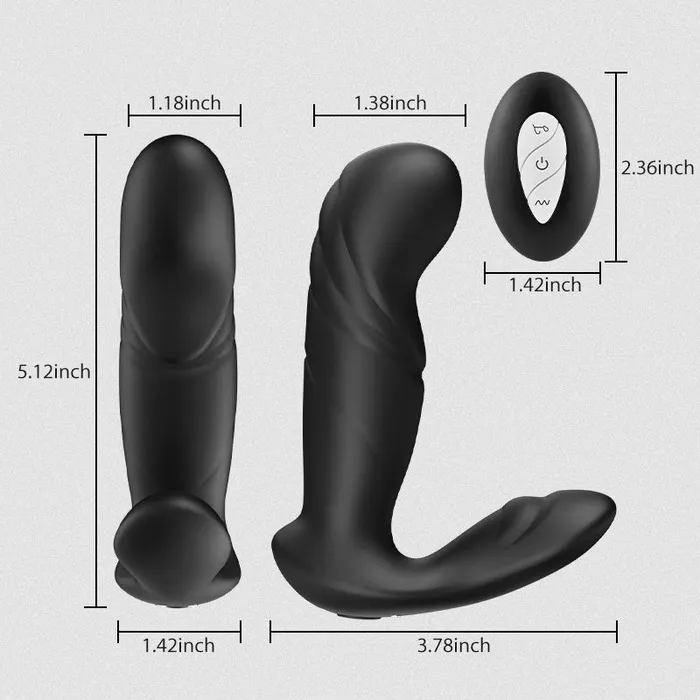 Dark Knight 10 vibrations 10 pulses Prostate Massager Sxo Toy Shop Male Sex Toys