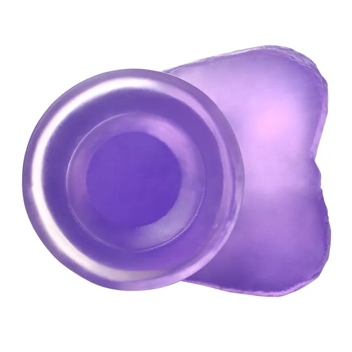 LoveToy Dildos Jelly Studs Crystal Dildo Medium Purple