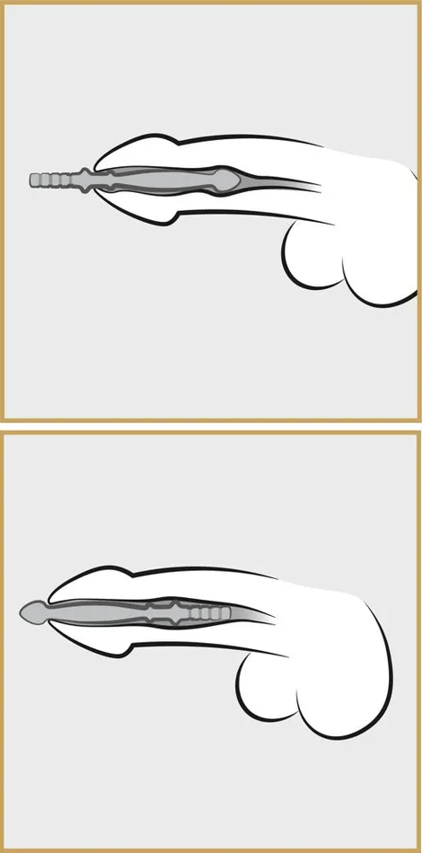 Orion Male Sex Toys Orion PenisPlug TwoWayPlug Double Ended Stainless Steel Penis Plug