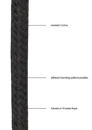 Ouch Japanese Rope 32 Black Shots America LLC Anal Ouch Japanese Rope 32 Black Shots America LLC Anal