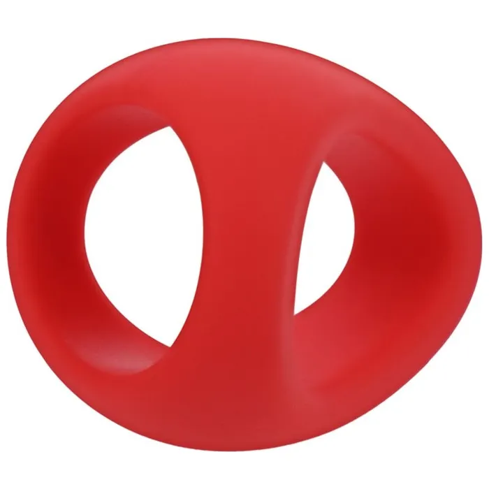 Stirrup Silicone Cock Ring Crimson Red Tantus Male Sex Toys
