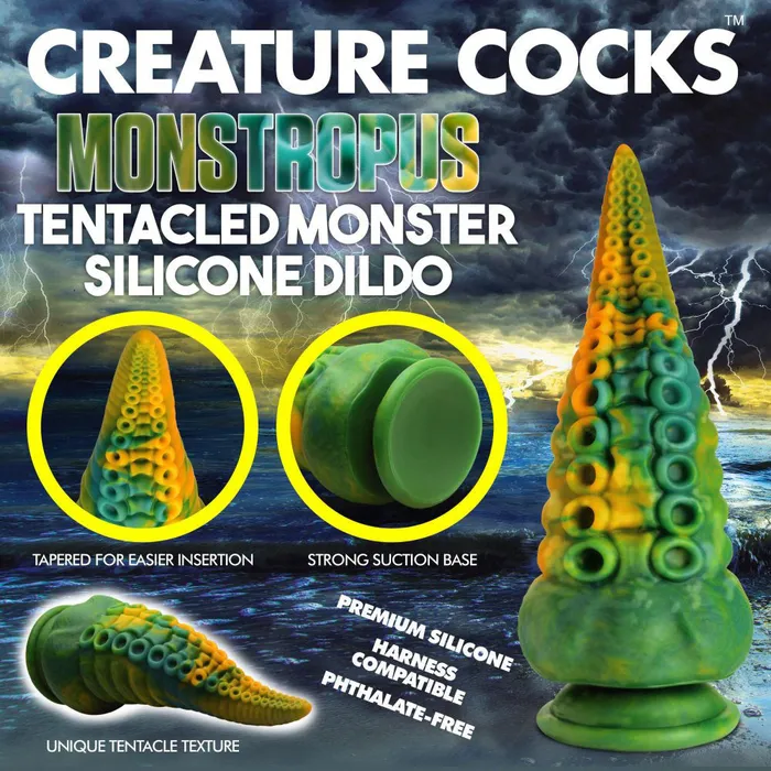 XR Brands Creature Cocks Dildos Monstrous Tentacled Monster Silicone Dildo XR Brands Creature Cocks Dildos Monstrous Tentacled Monster Silicone Dildo